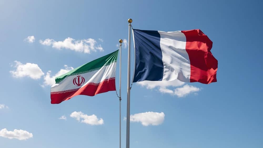 media-ai-generated-french-flag-and-iranian-regime-flag
